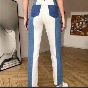 PacSun two toned mom jeans size 26
